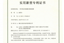 實用新型：一種手槍式雙軸激光清洗裝置